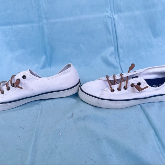 White Sperry Women's Pier View Sneaker - Picture 5 of 6